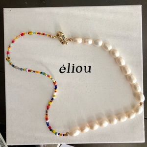 Éliou Thasos Necklace Pearls Colorful Beads/ Eliou